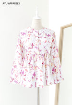 Doll Blouse Watercolour Lilac