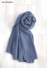 Widya Eyelash Chiffon Shawl Yale